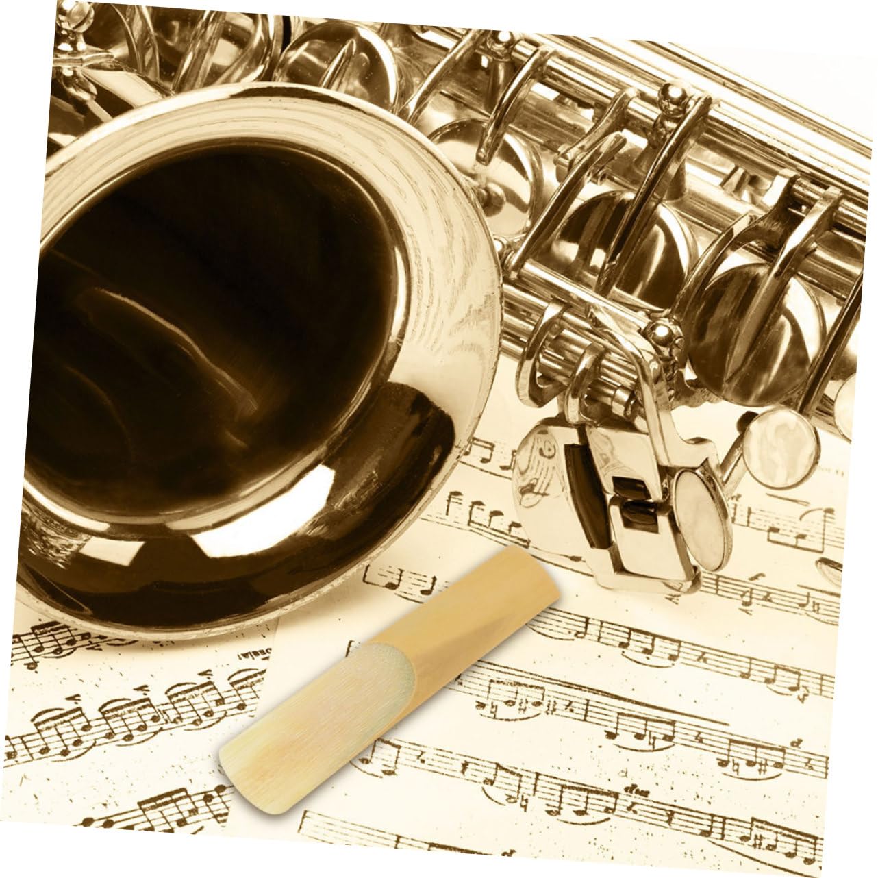 TOYANDONA 80piezas Reeds Para Saxofón Tenor De Accesorios Para Música Jazz y Clásica Compatible Saxofones
