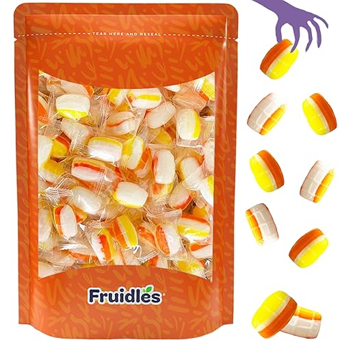Miniatura 7 de Fruidles Paletas de maíz de Halloween, bolas y barriles, ideales para rellenos de bolsas de golosinas de fiesta de Halloween, envueltas