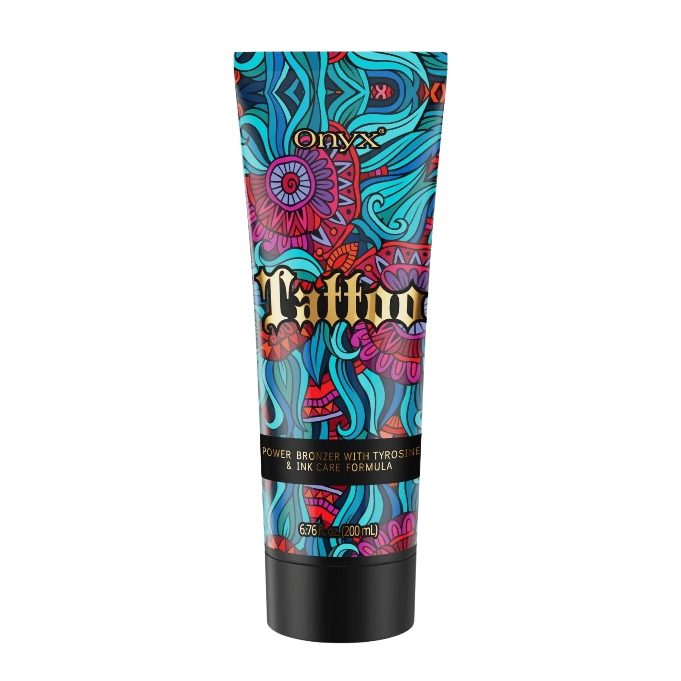 Tattoo Safe Tanning Bed Lotion - Indoor Dark Tanning Accelerator with Fade Protection | Tattoo Color Enhancer & Hydrating Skin Formula (Original 6.76 Fl Oz)