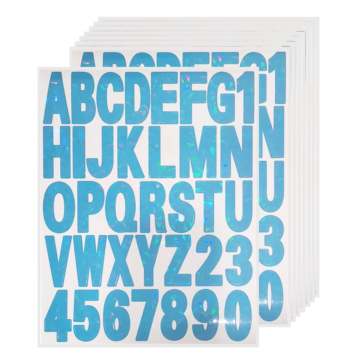 Snapklik.com : Starboling Letter Stickers,2 Inch 8 Sheets Blue Alphabet ...