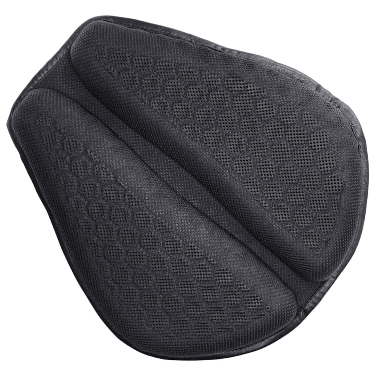 Toddmomy Housse de Selle de Moto Respirante en Maille 3D Noire, Coussin de Siège Souple et Amortisseur, Couvre-Selle pour Toutes Saisons Moto