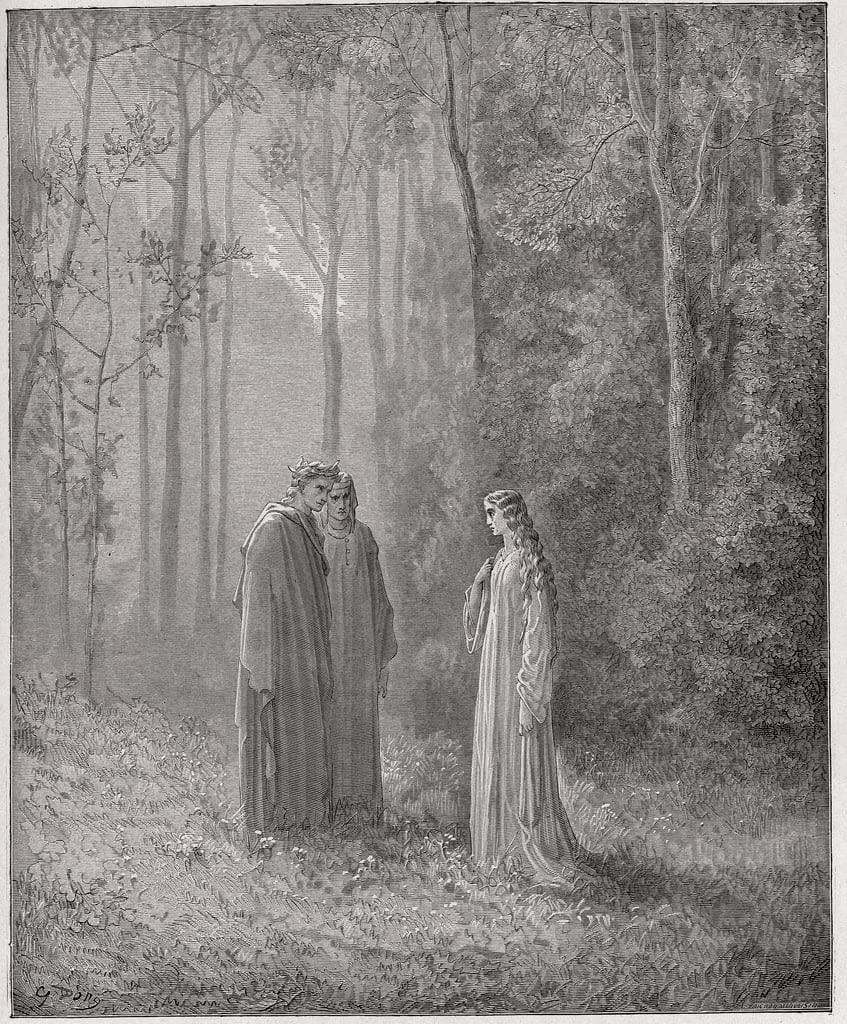 Cuadro en lienzo de La Divina Comedia de Gustave Doré para decoración mural, 60x90cm 5