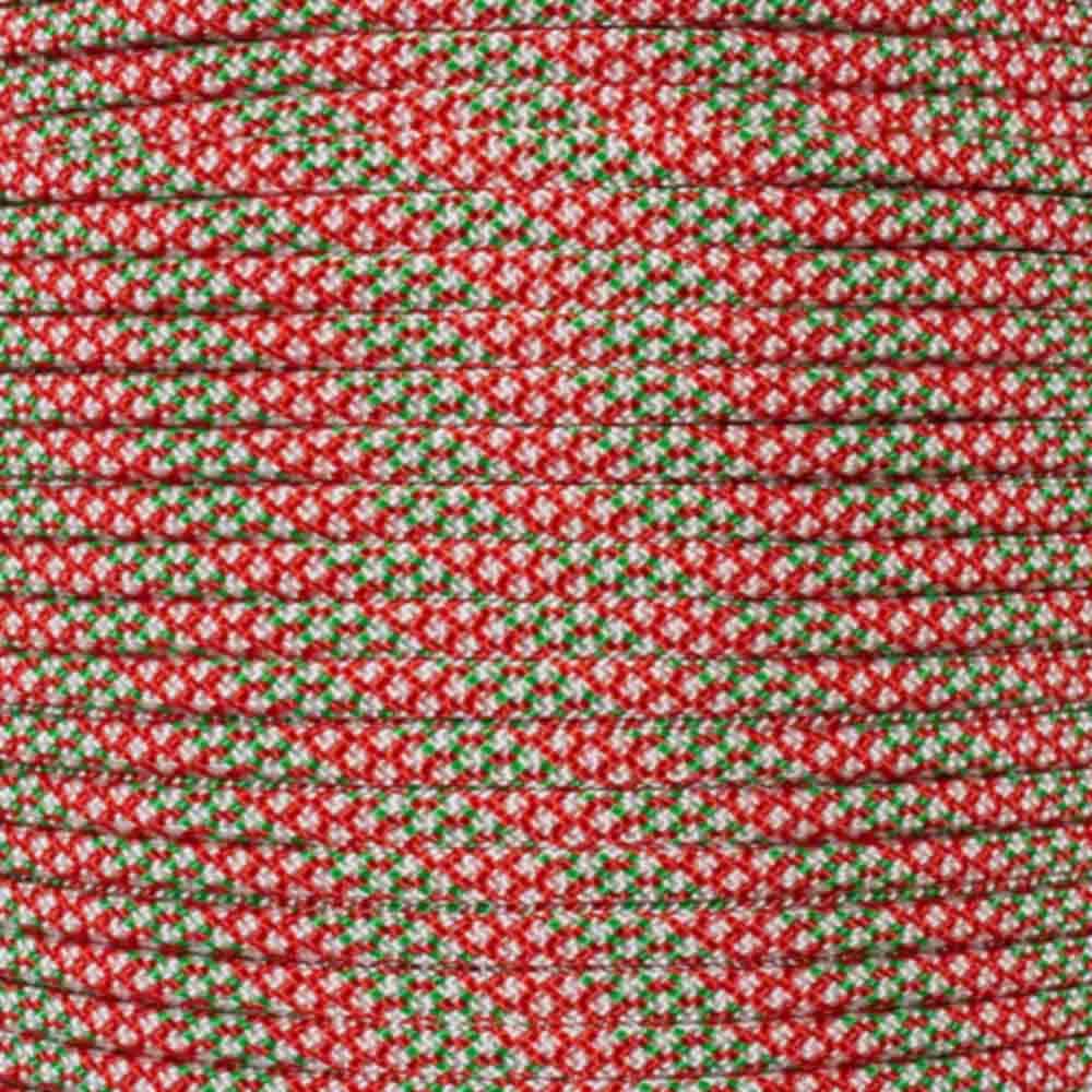 Paracord Planet Holiday Colors 550 Paracord – Great for DIY, Bracelets, and Lanyards – Yule Tide (250 Feet)