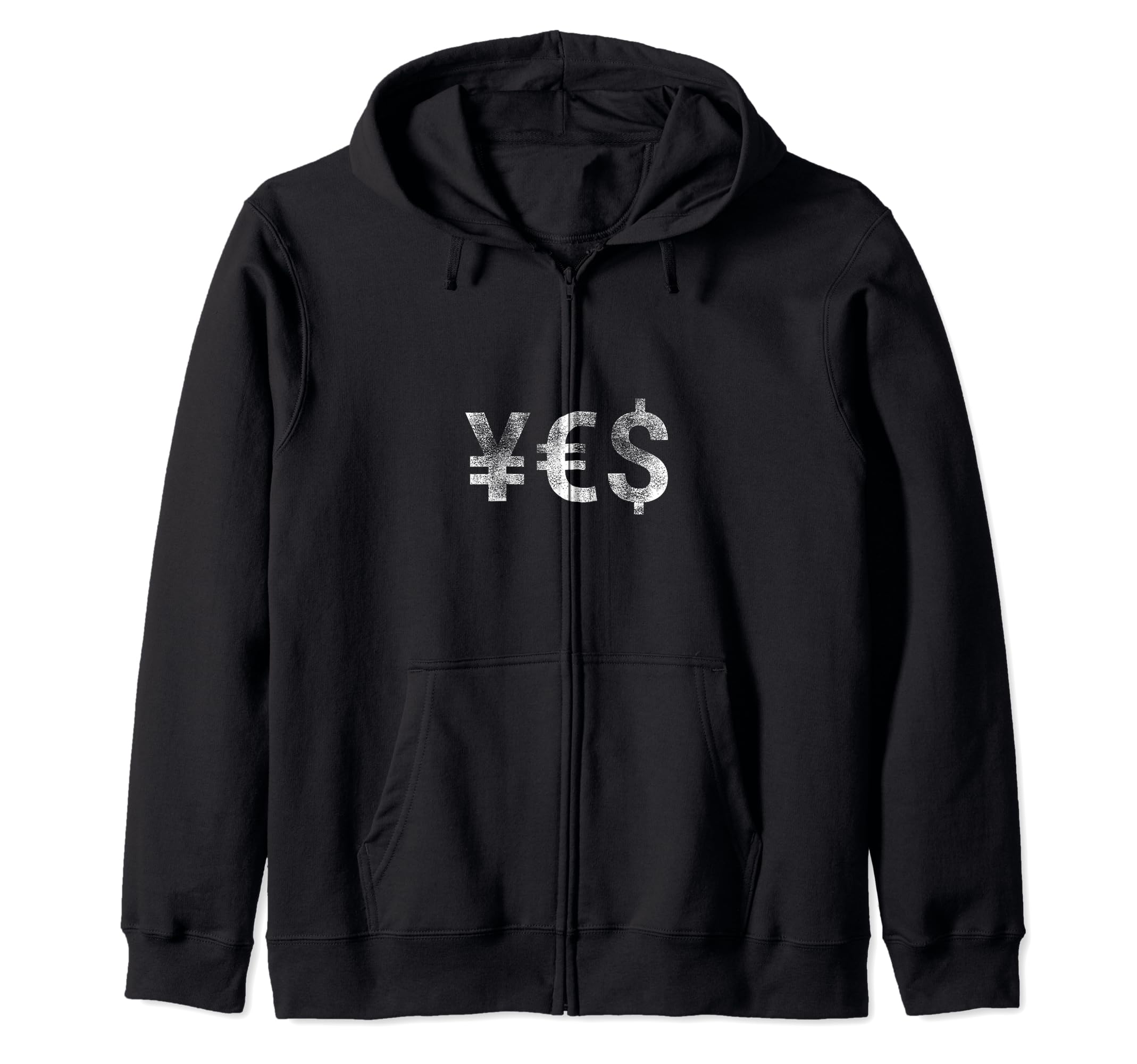 Amazon | ¥€$ YES 単語 元ドル ユーロ シンボル お金 面白い ジップ 