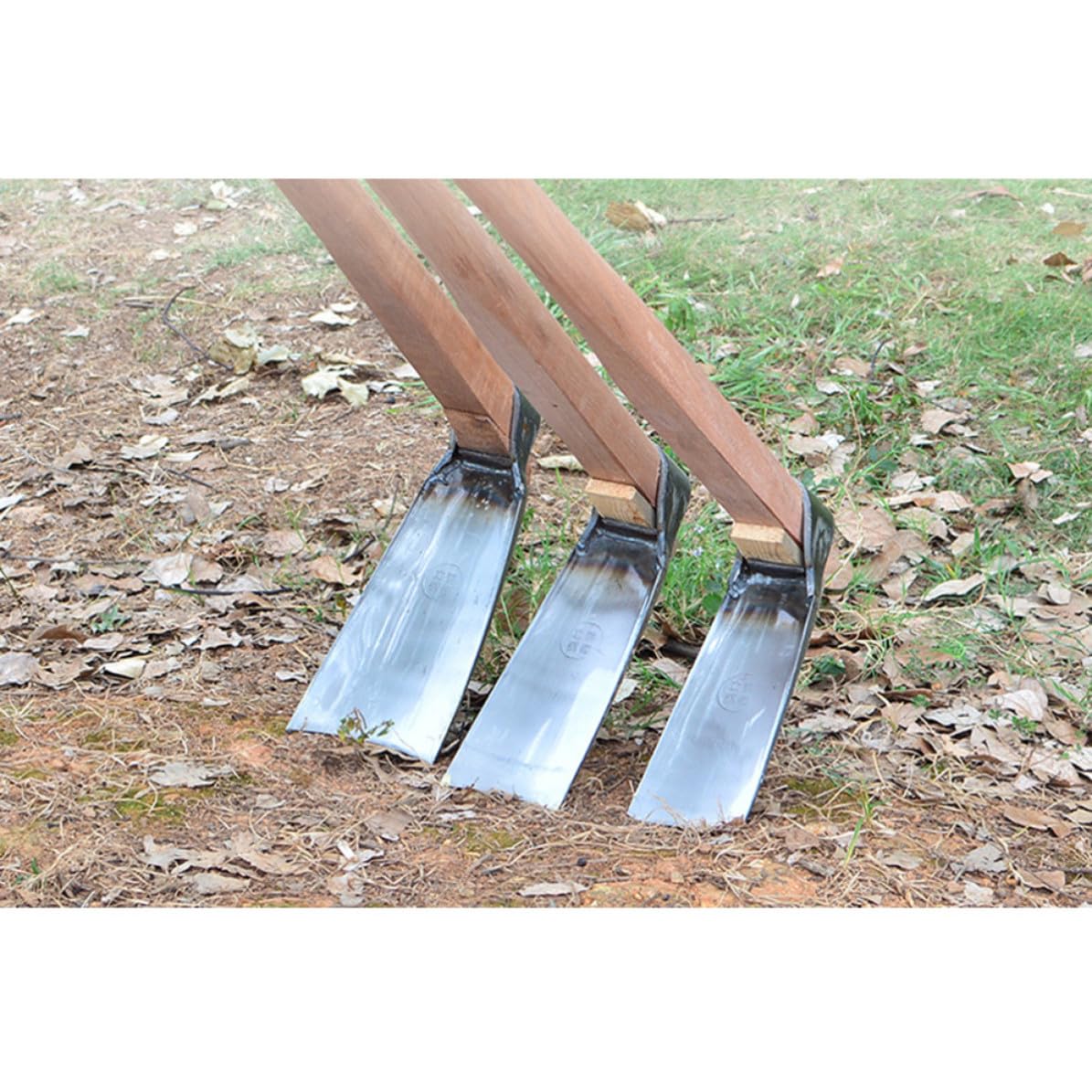 Large Tête de Houe, Houe de Jardin Large en Acier Argenté, Outil Manuel pour Ameublir le Sol et Creuser, Usage Maison et Ferme