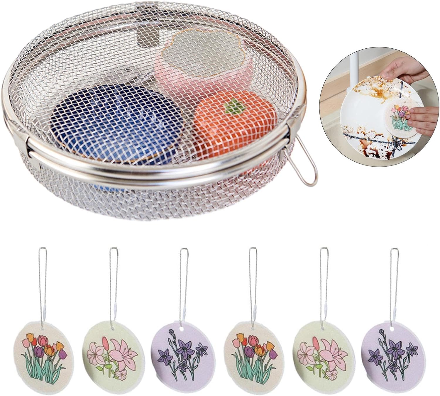 Edelstahl Spülmaschinenkorb Für Kleinteile - Aufbewahrungskorb Für Besteck & Utensilien