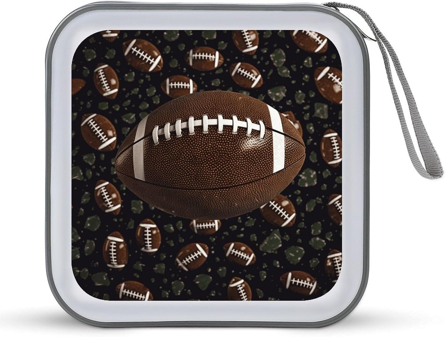 Football Green CD Case CD Storage Box DVD Sleeves