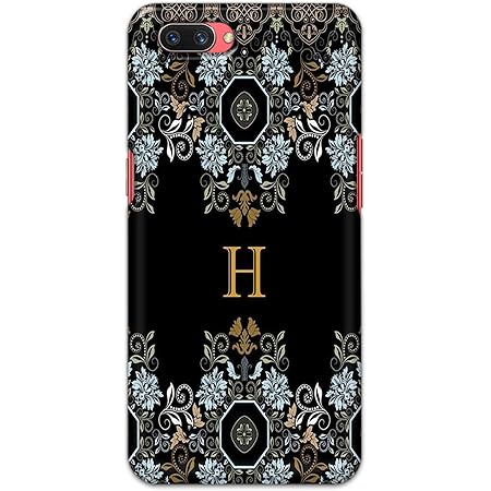 Sublydesk Name Ii Initial Ii Letter Floral Pattern Alphabet H Hard Printed Designer Case For Oppo A5 Back Cover Vkm1425 Amazon In Electronics