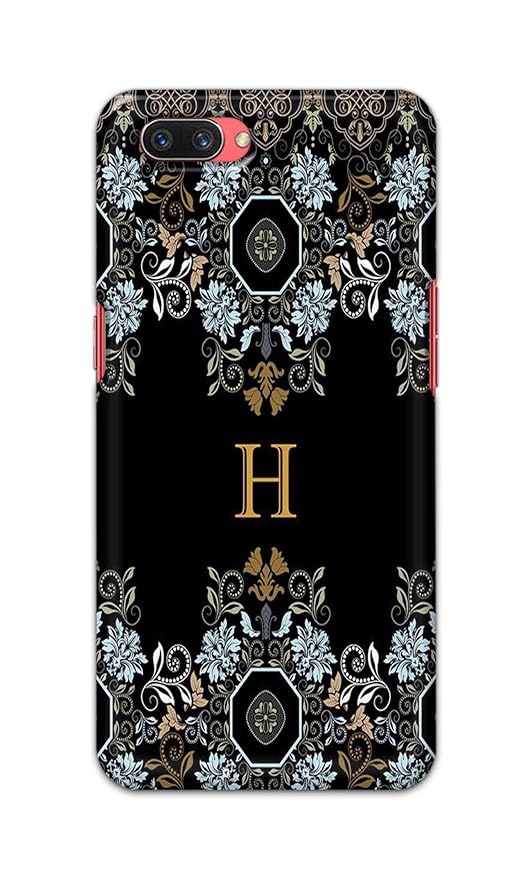 Sublydesk Name Ii Initial Ii Letter Floral Pattern Alphabet H Hard Printed Designer Case For Oppo A5 Back Cover Vkm1425 Amazon In Electronics