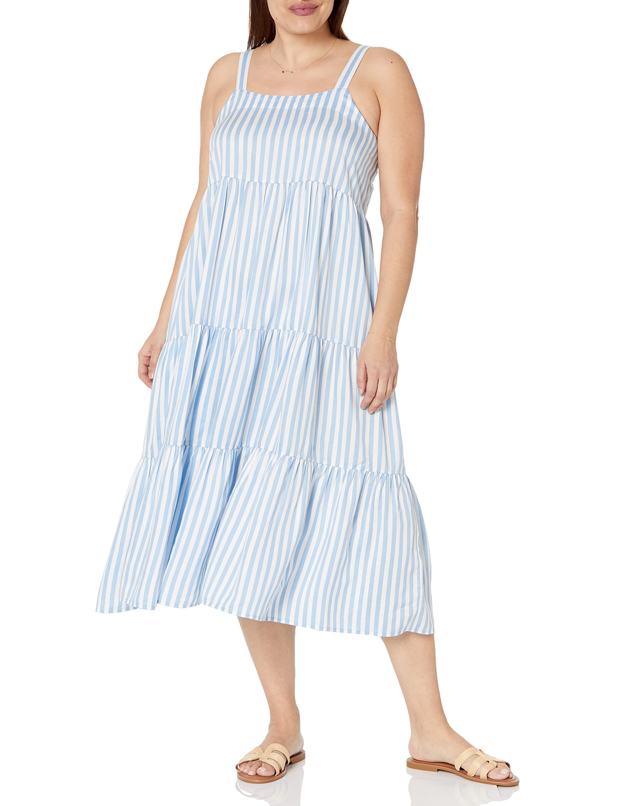 The Drop Women's Britt Tiered Maxi Tent Dress