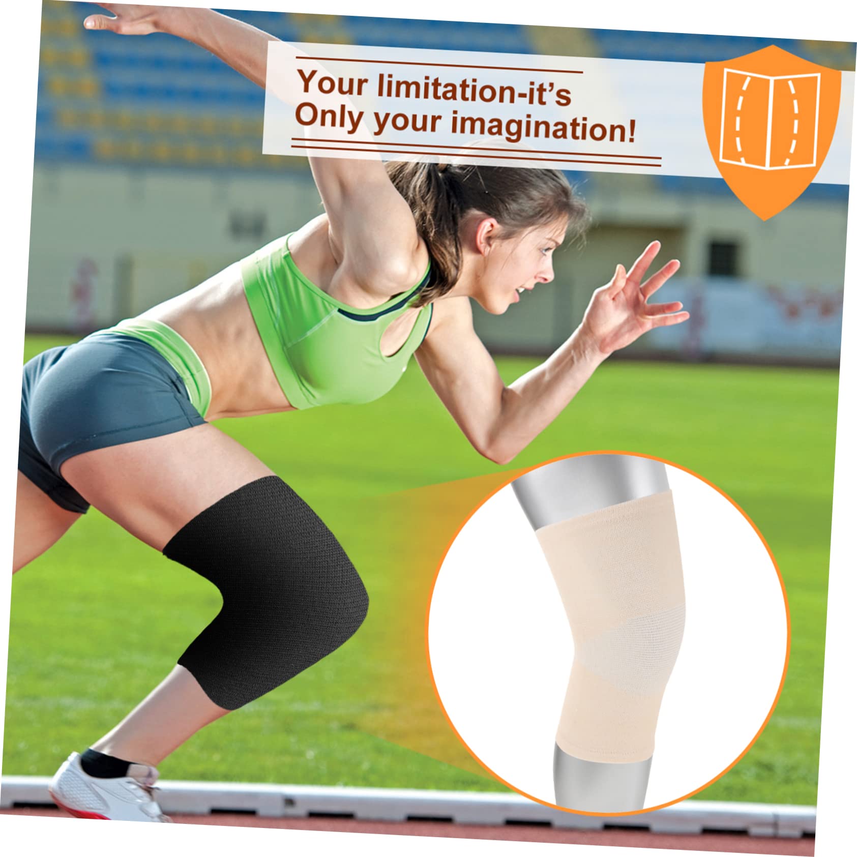 Healeved Sports Knee Protectors Warm Kneepads for Men Women Compression Sleeves for Joint