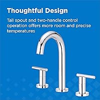 Vista 3 de Gerber Fontanería Parma Trim Line Grifo de lavabo generalizado de dos manijas