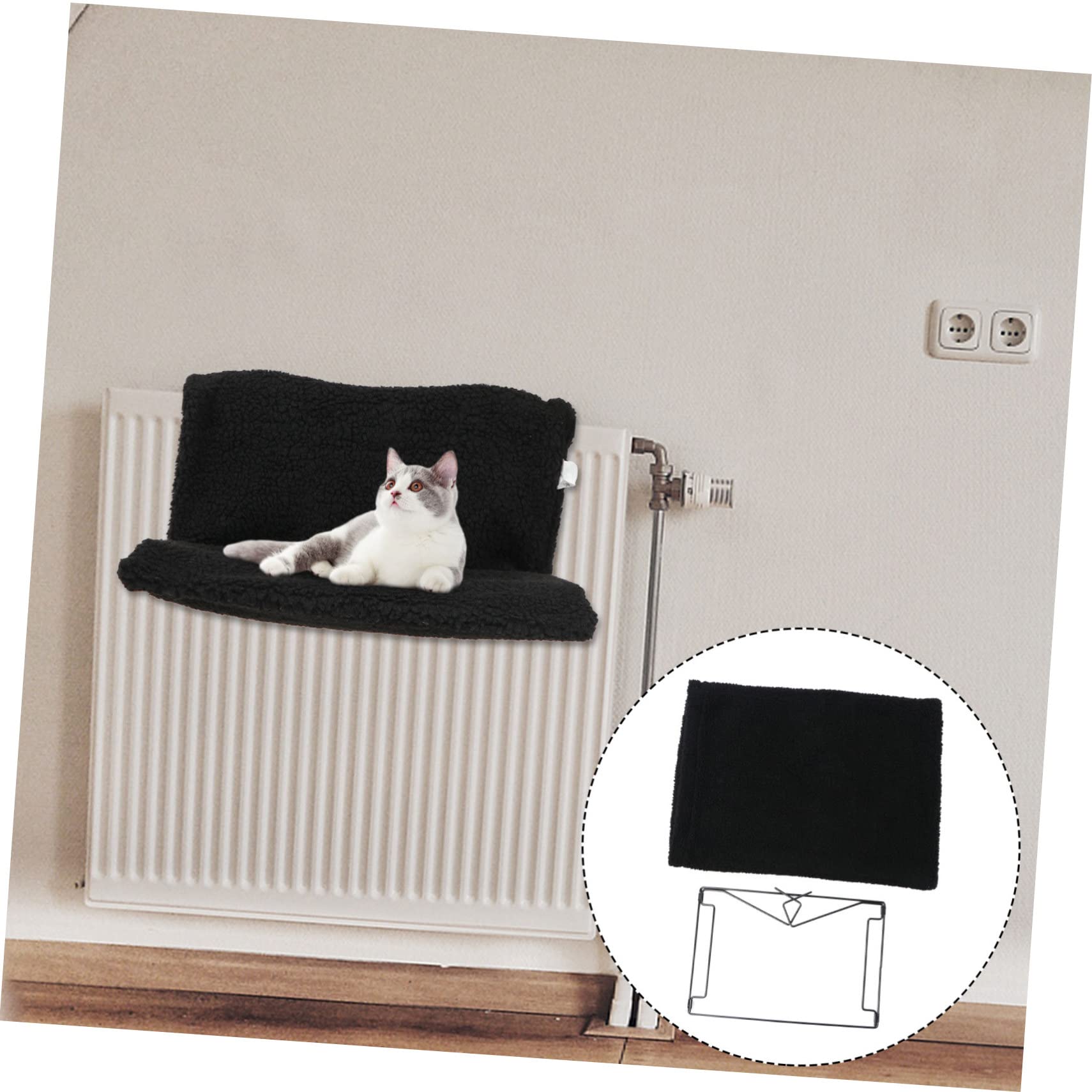 Katzenhängematte Platzsparend, Abnehmbar und Eisenrahmen für Katzen