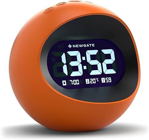 Miniatura 2 de NEWGATE Reloj despertador digital Centro de la Tierra - Reloj de noche - Reloj de escritorio - Reloj digital - Reloj despertador digital -