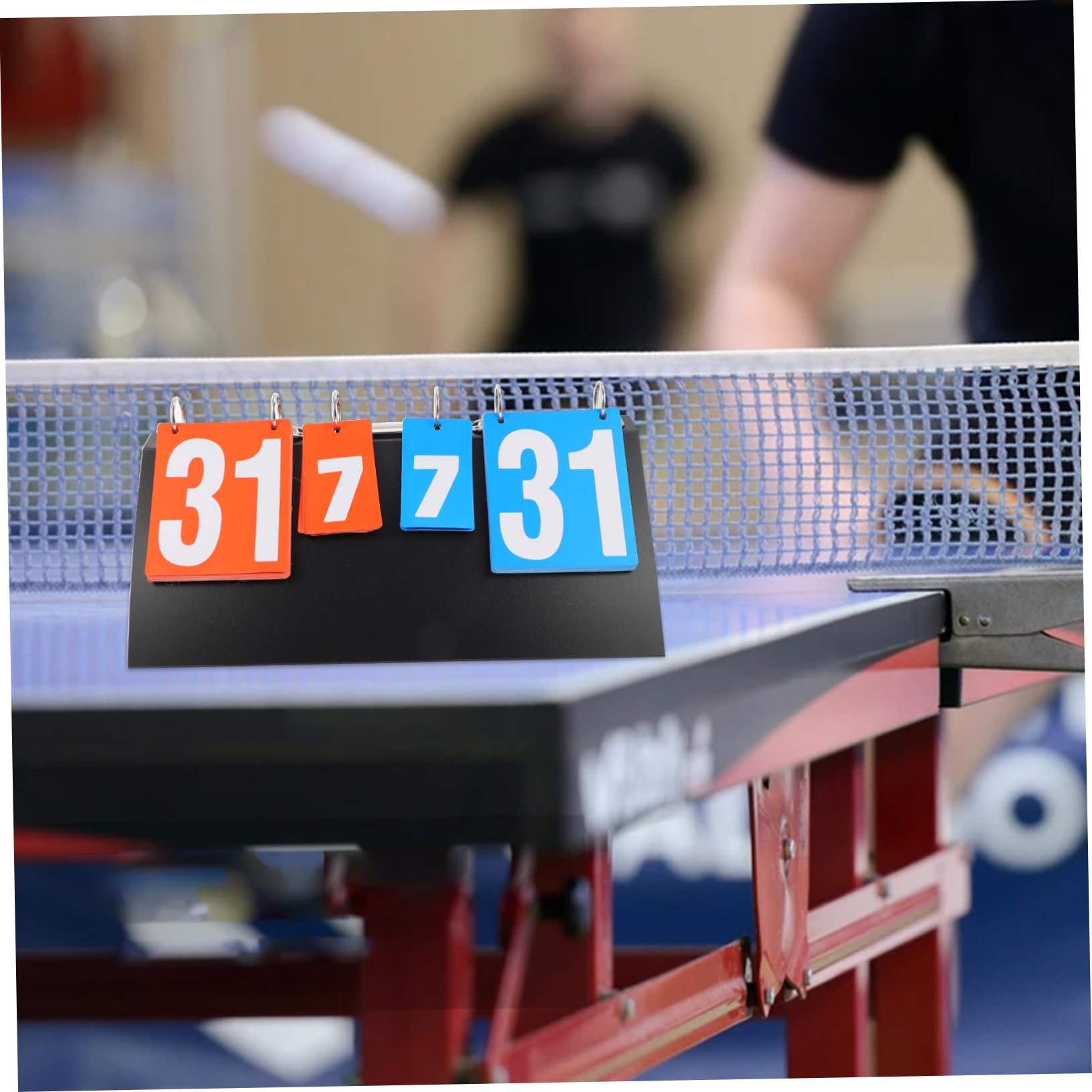 Abaodam Tischtennis-anzeigetafel Punktetafel Desktop Scorer Sportbedarf Basketball-spielbedarf Punkte-Flipper