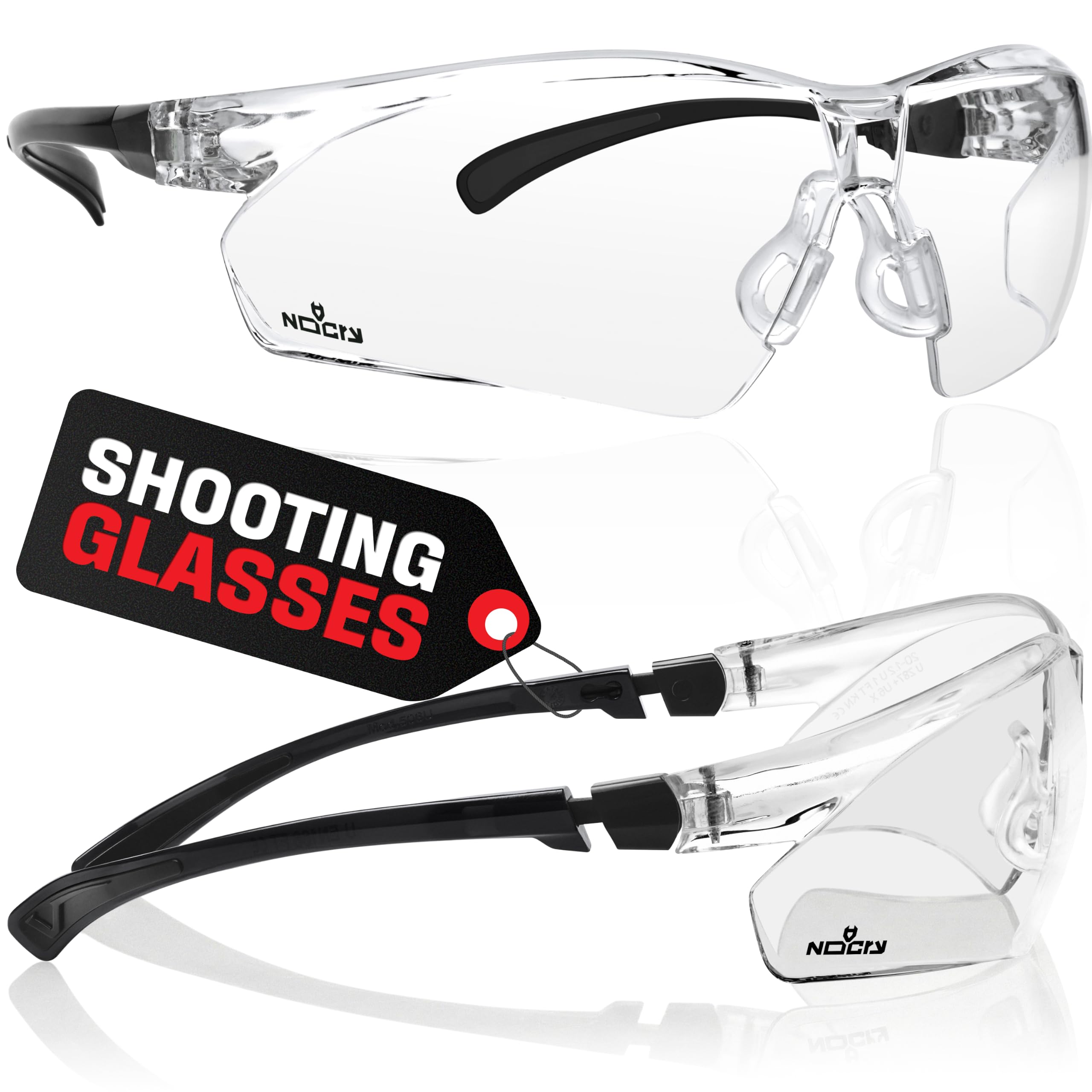 NoCry Safety Glasses - Clear, Anti-Fog & UV Protection -13