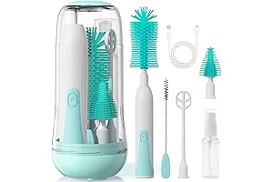 Mom Med Electric Bottle Brush Cleaner: A Comprehensive Solution for Mess-Free Baby Bottle Cleaning
