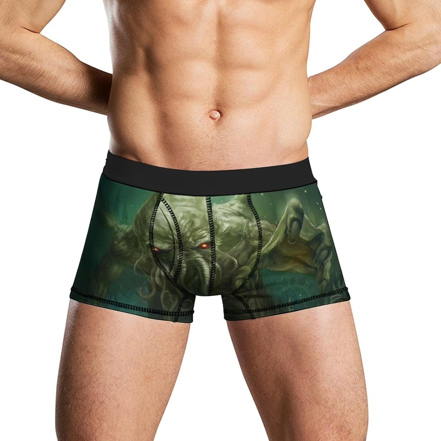 Dead Cthulhus-Waits Dreaming Mens Boxer Briefs Breathable Underwear Trunks Short Pants