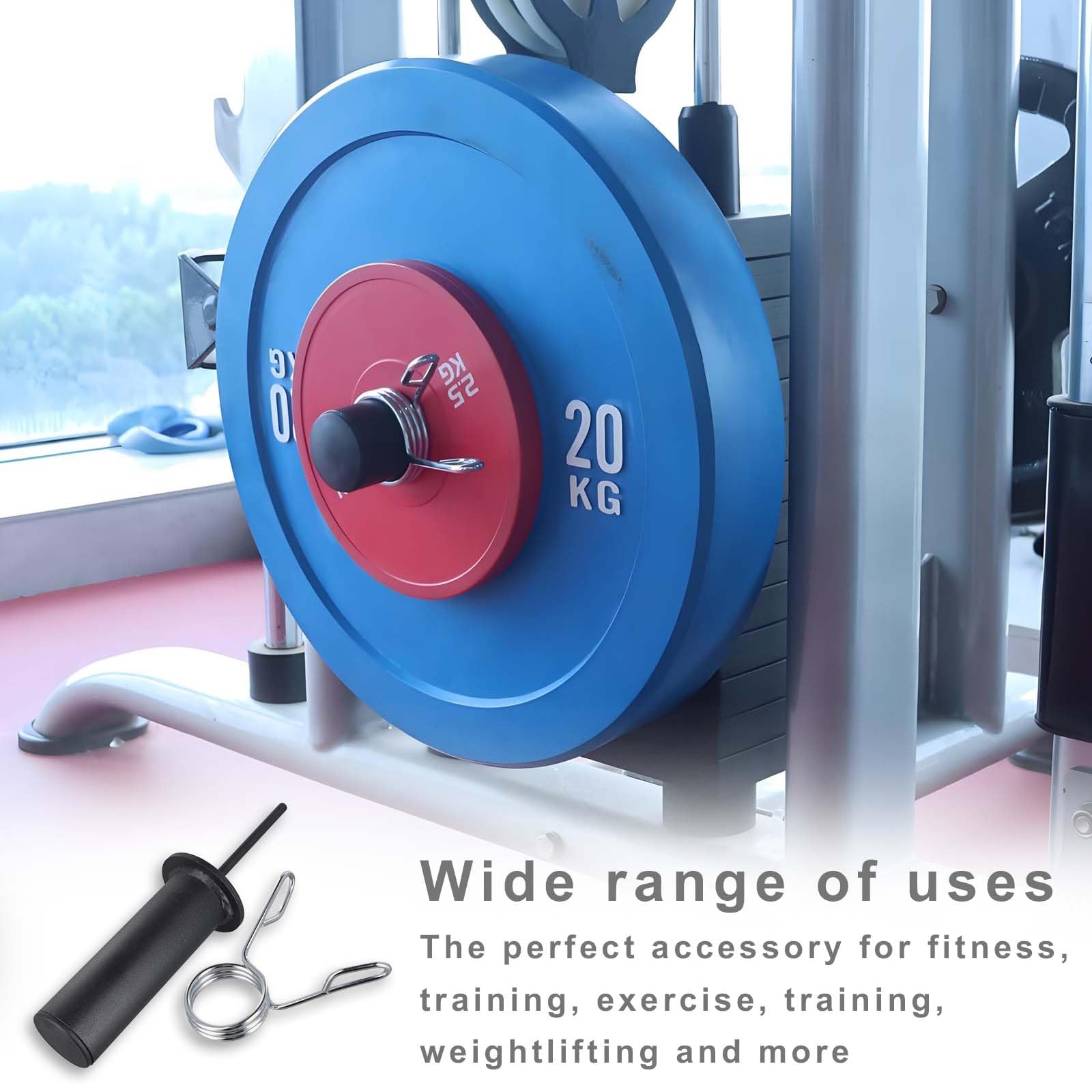 Perno per Pacco Pesi per Stazione di Allenamento, 10 * 100mm+Molla a 3 eliche, Palestra Pin per Peso, Perno di Caricamento Dischi,Perno per pila di Pesi da Palestra, Adatto per Palestra Domestica
