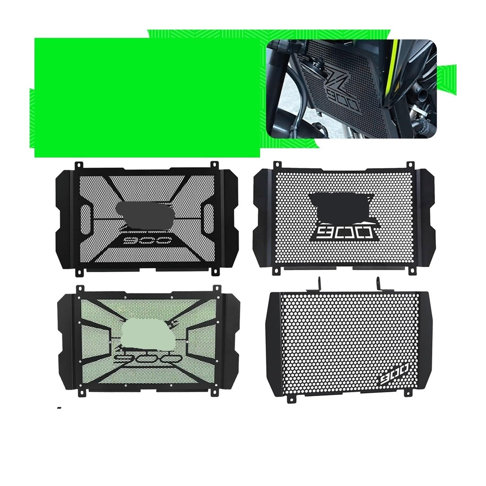 Z900 SE 2024 2023 Protector de Parrilla for radiador de Motocicleta, Compatible con Z900 Performance 2017 2018 2019 2020 2021 2022
