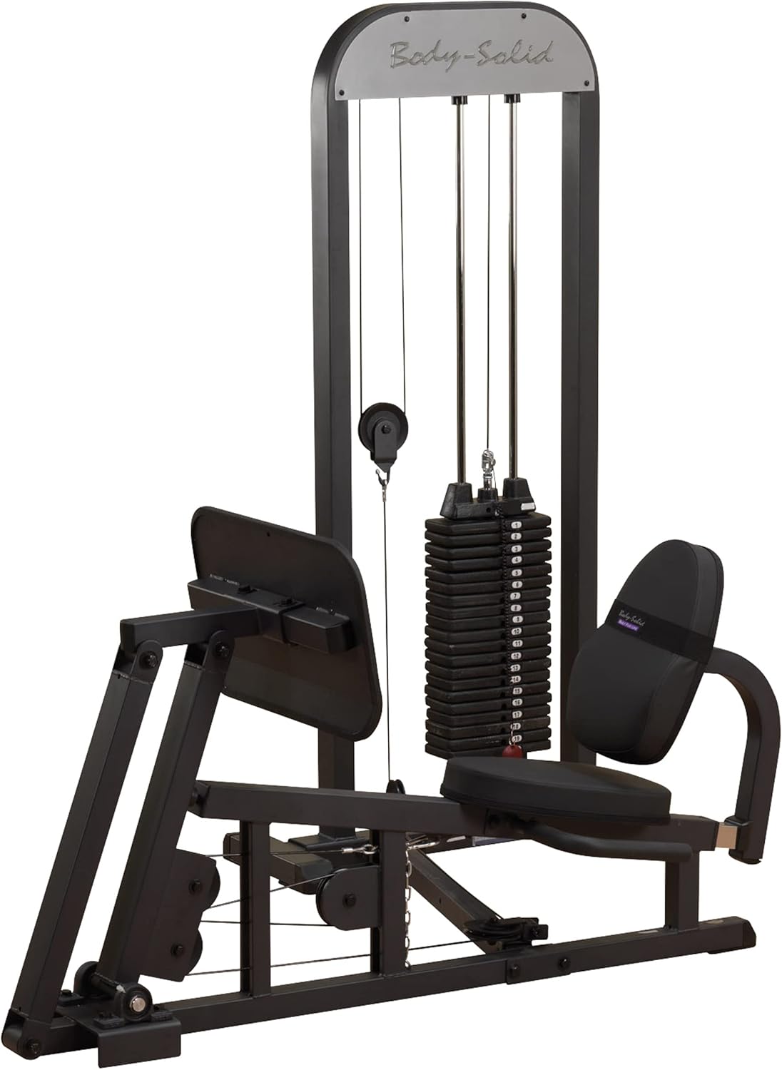Body-Solid Leg Press Machine, front view