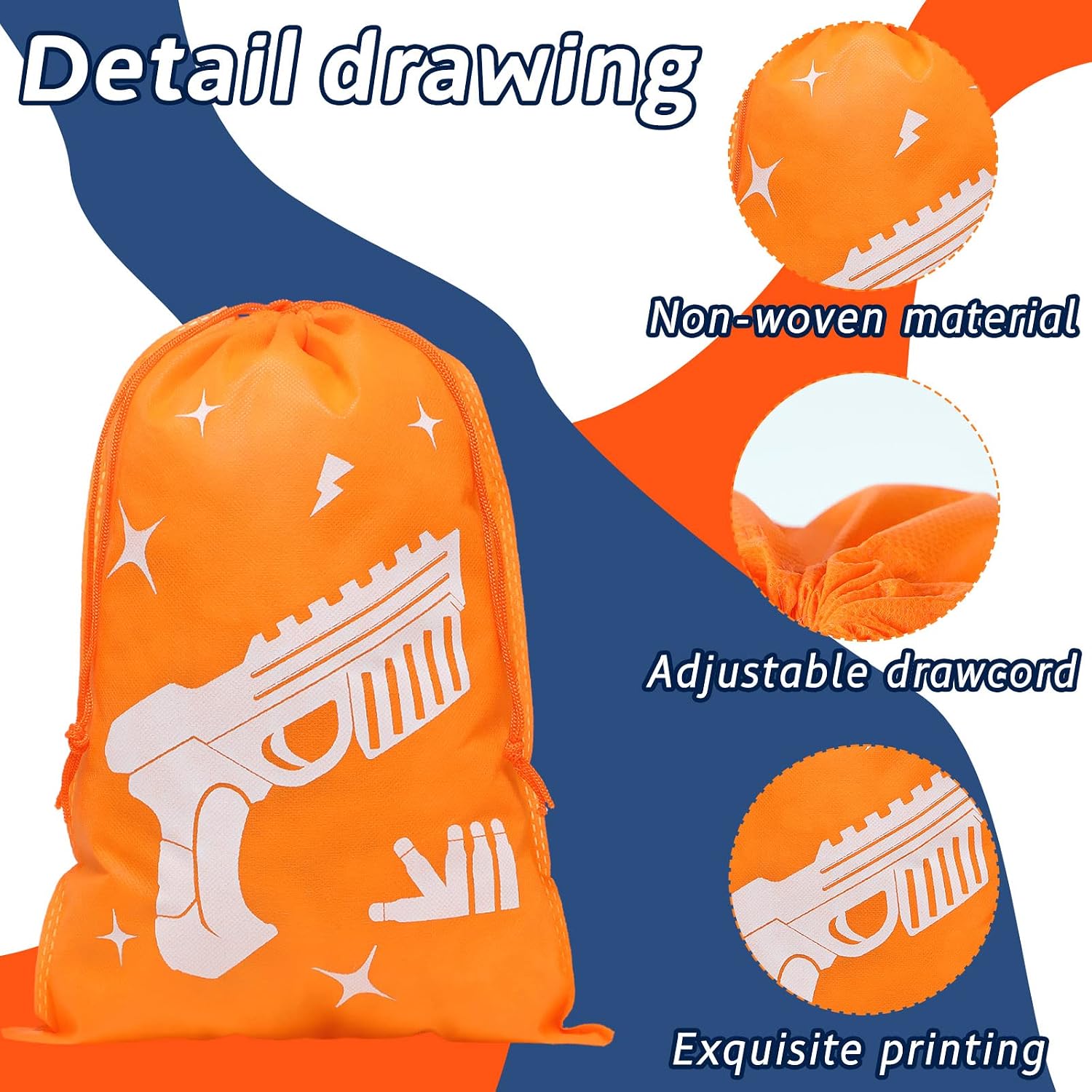 Shappy 16 Pack Gun Battle Party Supplies Kit Dart Bags Bulk image 4