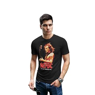AC/DC Meacdcrts015 T-Shirt Homme (Lot de 1) - Les Beatles, Paul McCartney, John Lennon, RIngo Starr, George Harrison