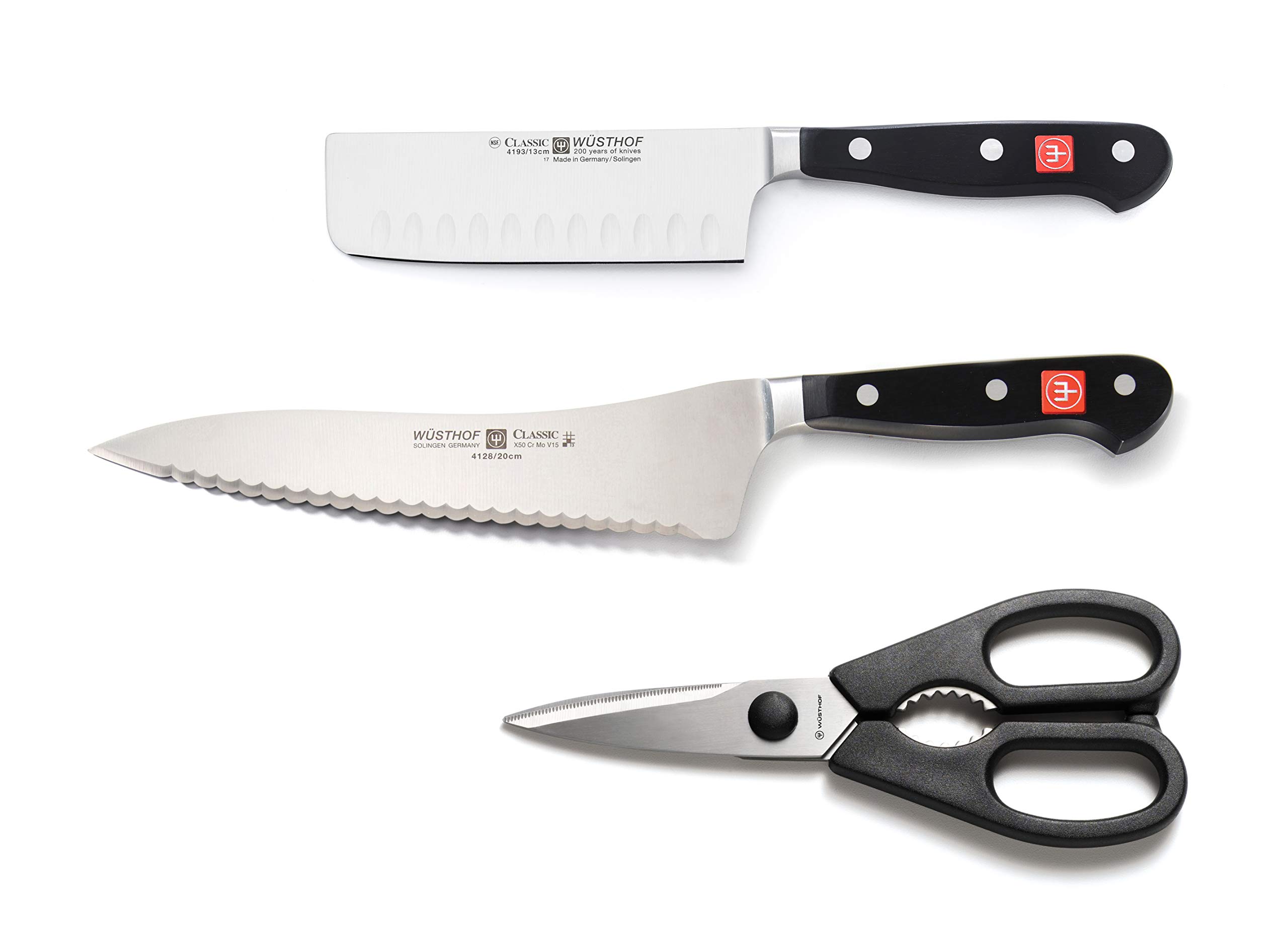 Wüsthof Classic 3-Piece Kitchen Knife Set