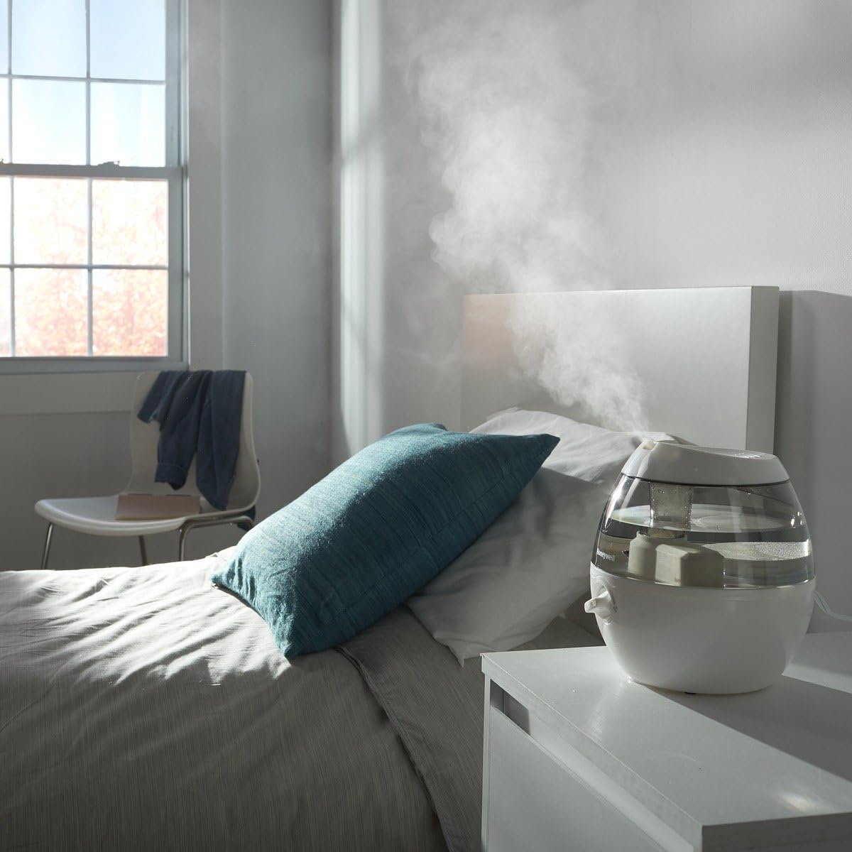 Ultrasonic Cool Mist Humidifier, White 