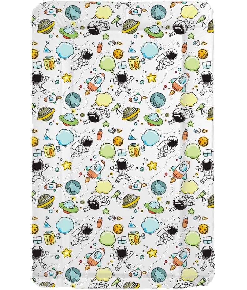 Sunnybabies Colourful Out of This World Space Themed Nursery Baby Changing Mat Soft Padded Deluxe