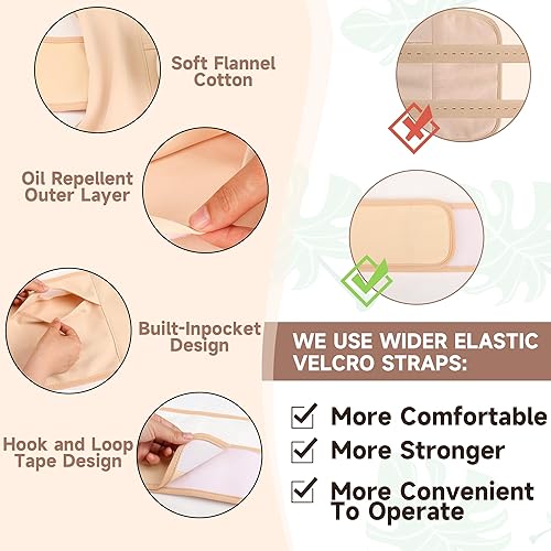 Miniatura 3 de Paquete de aceite de ricino, paquetes de aceite de ricino orgánico reutilizable para desintoxicación del hígado, compresa para desintoxicación del