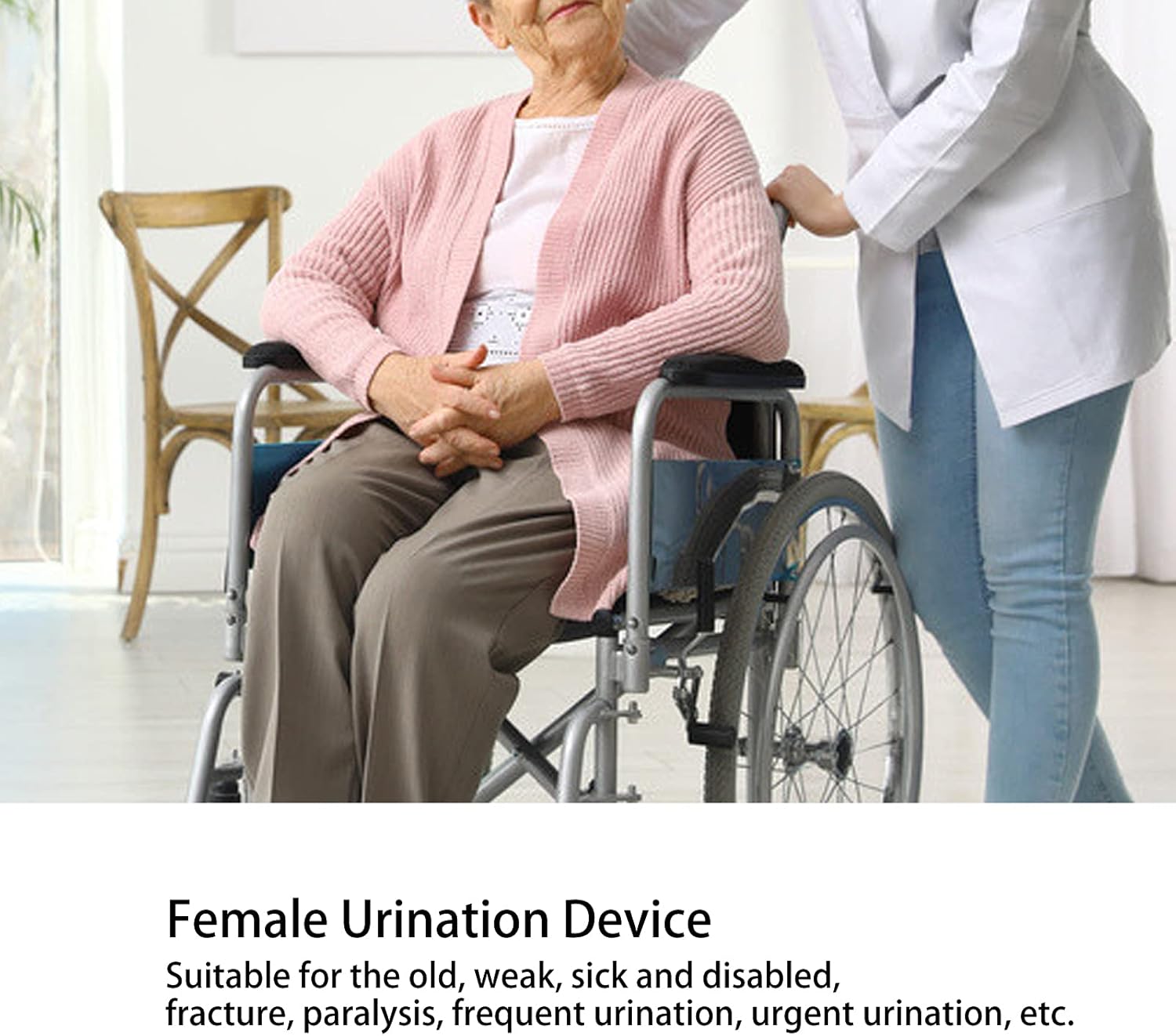 Wearable Silicone Urine Collector, 1000ml Female Urination Device Travel Incontinence Bags System for Elderly Camping Car Travel Bedridden Women Urine Pee Cups Urine Bottle Pee Bottle : Health & Household