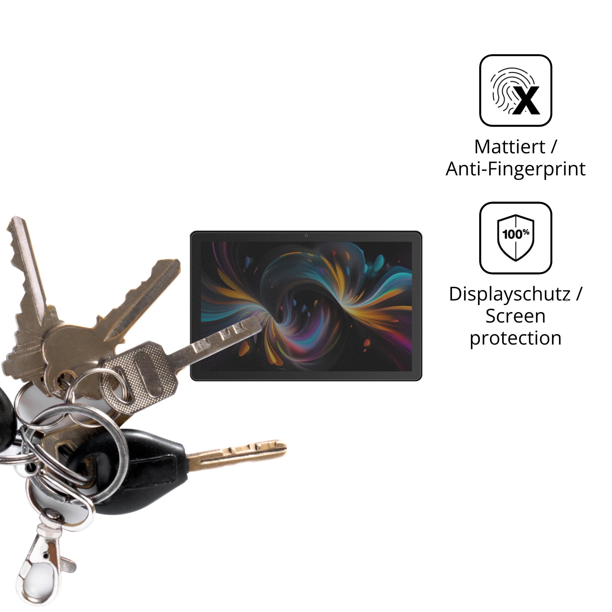 dipos Protector de Pantalla Antiespía para Wqplo G13 | Película protectora mate, filtro de privacidad 4 vías, ajuste perfecto, antiarañazos, sin burbujas, autoadhesivo