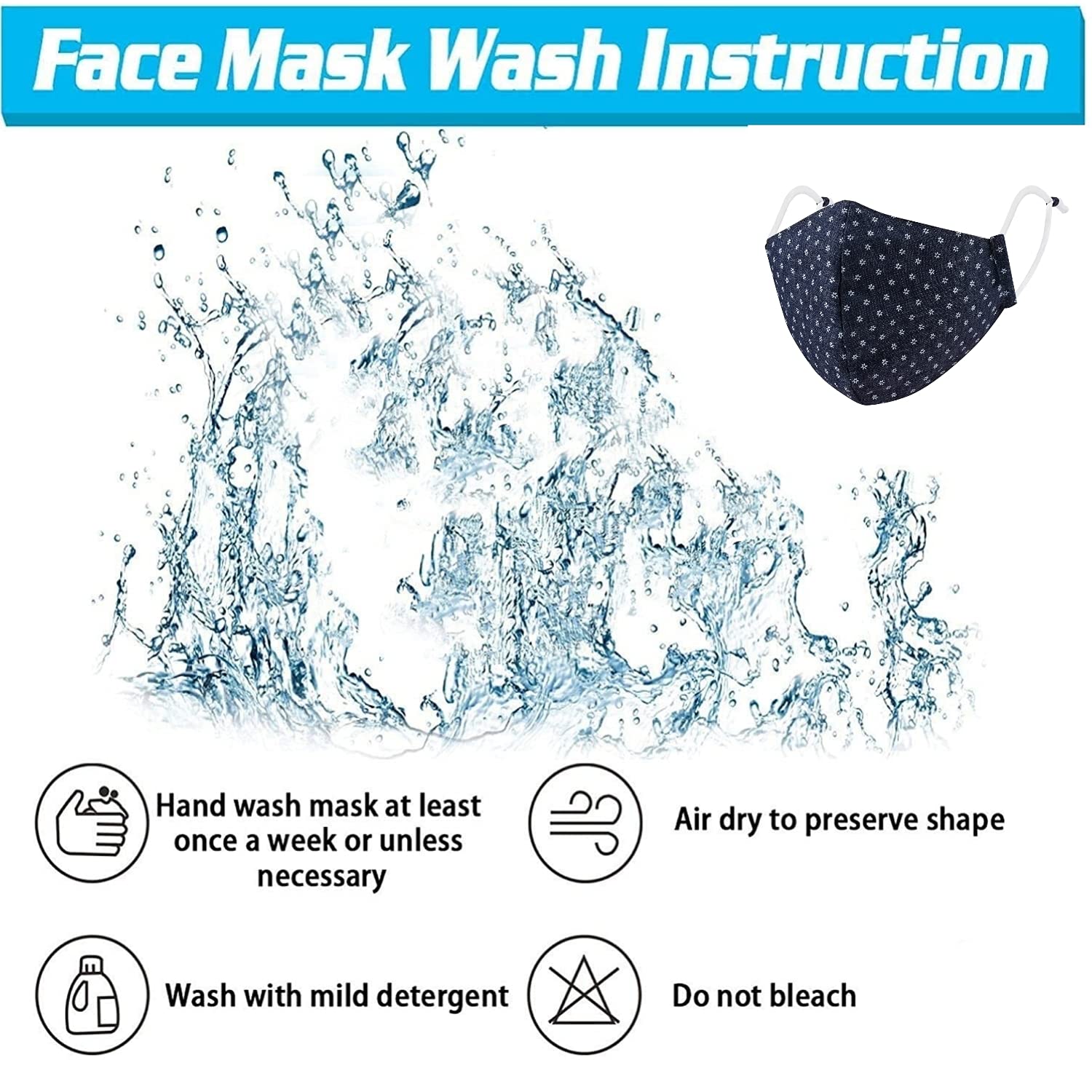 MAPLE Face Mask for Kids | Reusable and Washable | 3 Layer Filtration | Anti Pollution | Cotton Protective kid Mask | Fashionable for Girl Boys Unisex (Assorted) (4, Kids Age 7-12 Years) - Image 9 thumbnail