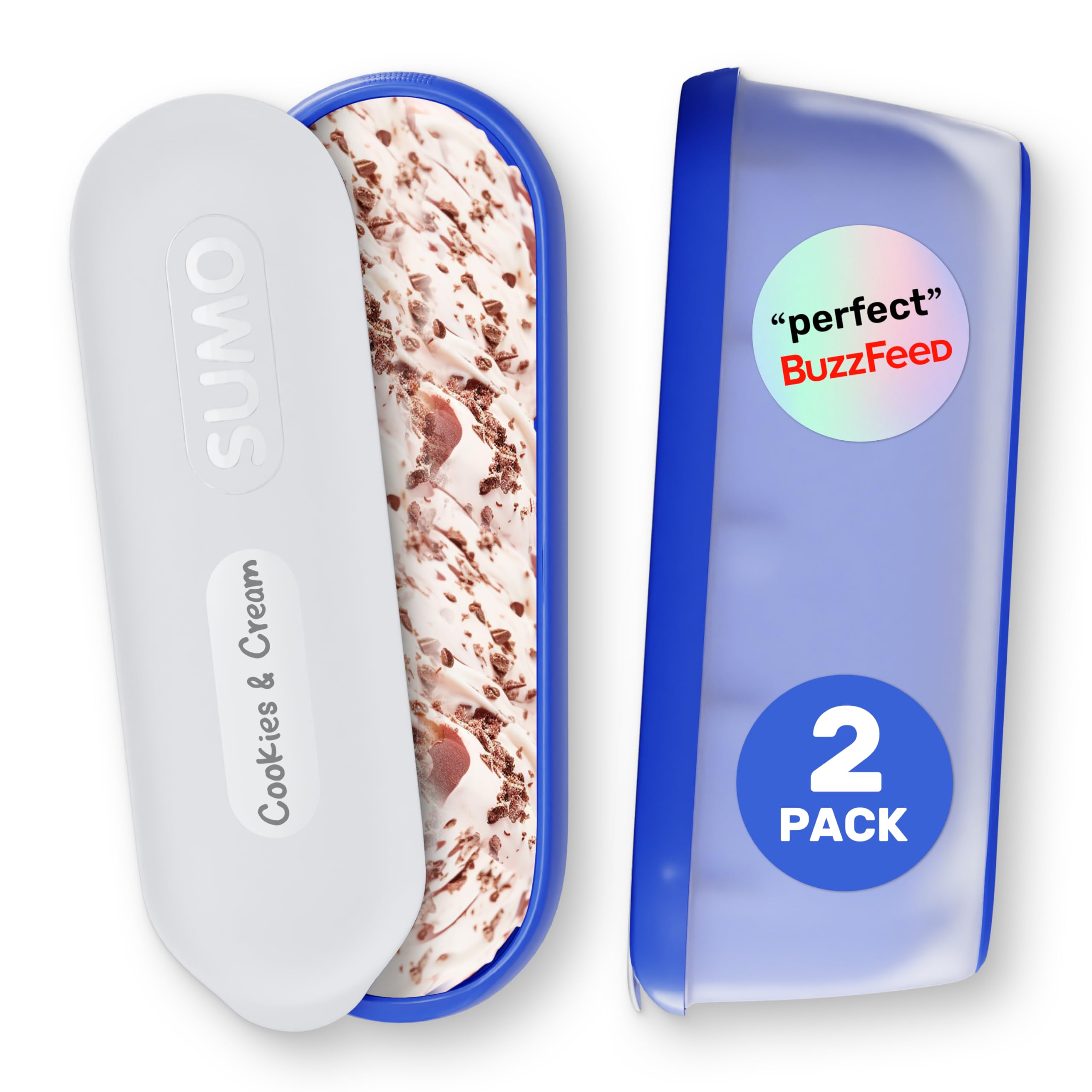 SUMO Ice Cream Containers - Keep Ice Cream Firm! -1
