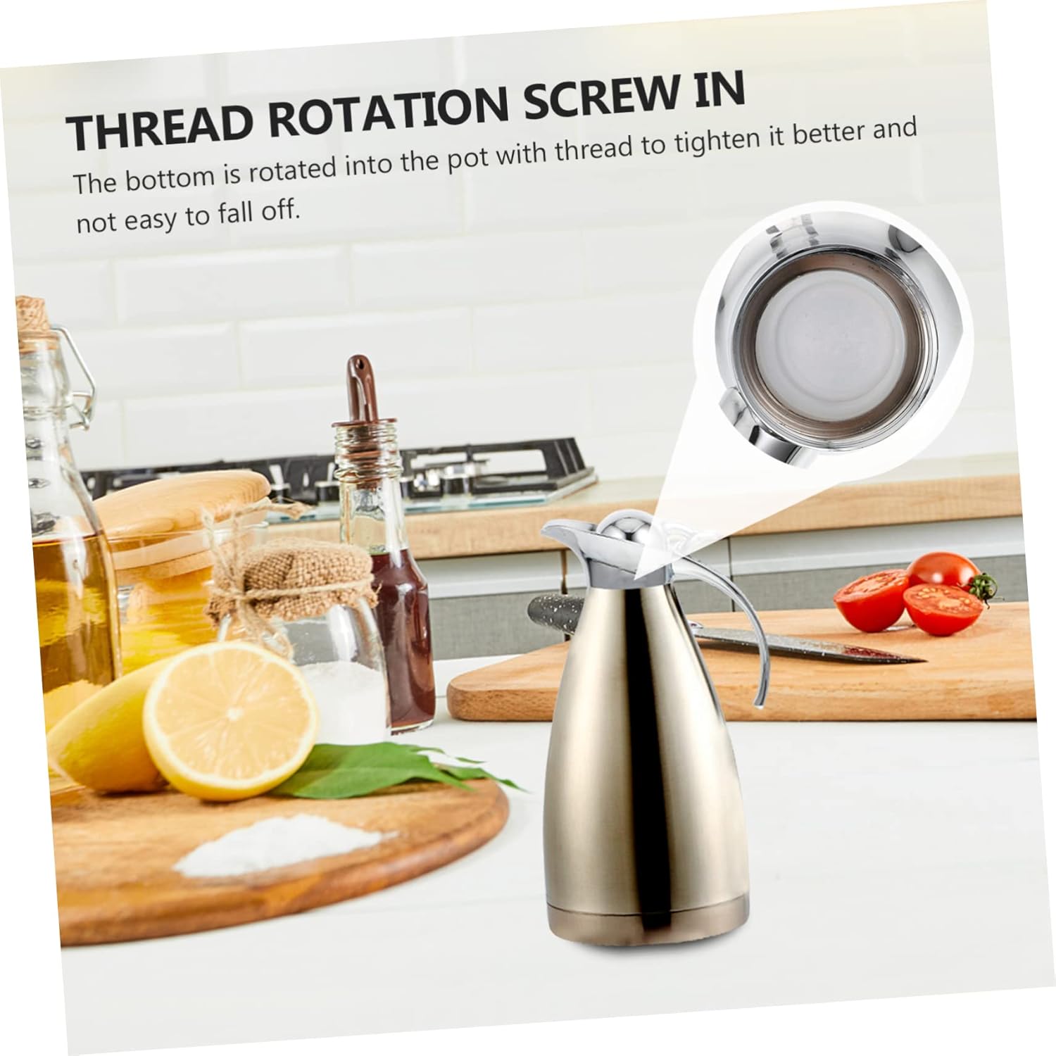 Luxshiny 3 Pcs Tea Kettle Handle Accessories Kettle Replacement Handle Lightweight Sturdy Silver Finish