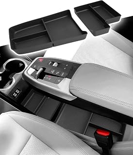 CDEFG 2Pcs for 2023 2024 2025 2026 BMW X1 U11 Accessories Center Console Organizer Tray X1 (xDrive28i, M35i xDrive) Lower Middle Console Storage