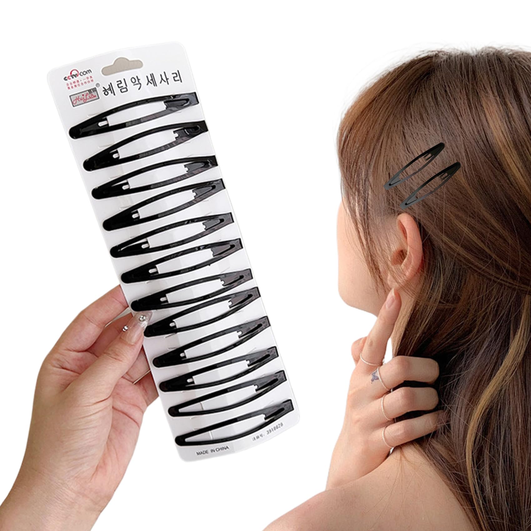 黒い流れるヘアアクセサリー Amazon | Yokosen ヘアゴム 黒 髪ゴム おしゃれ ヘア