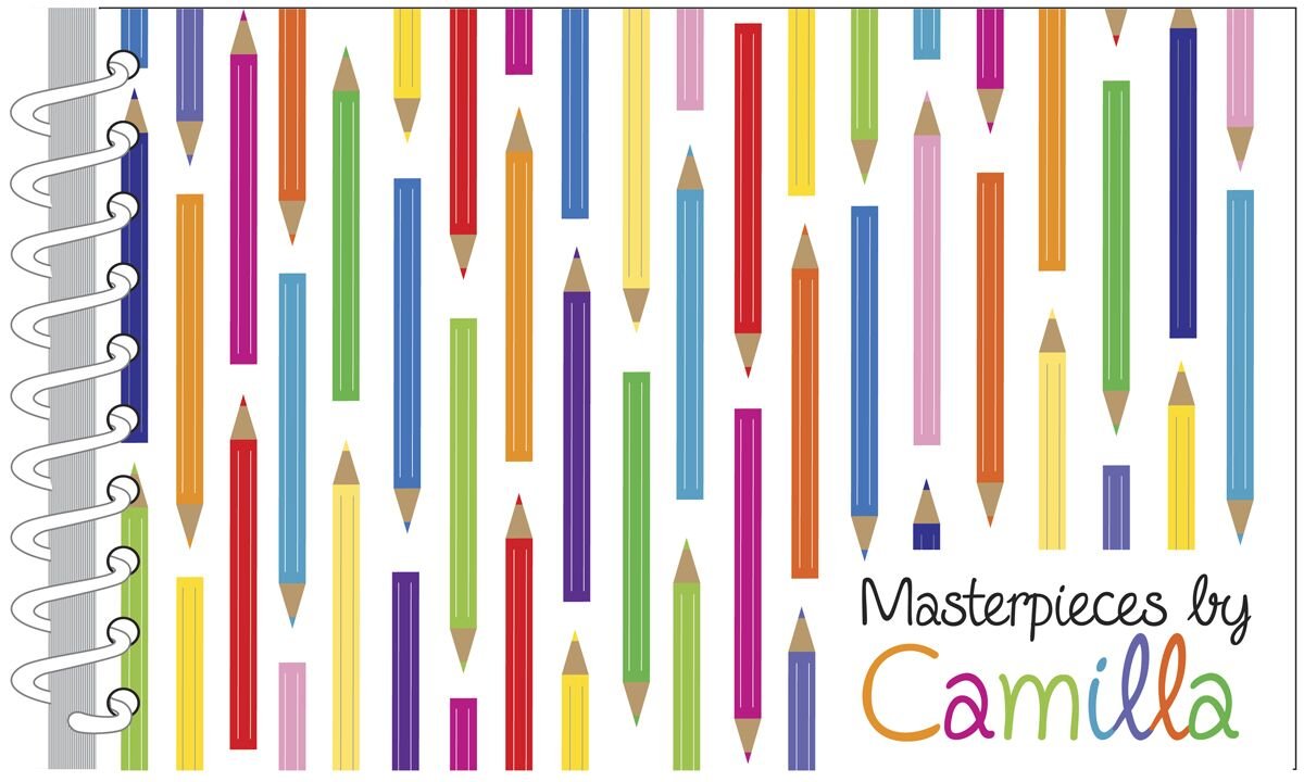 Color Pencils Art Journal for Kids | Custom Sketch Book for Kids | Monogrammed Sketchbook | Personalized Kids Gift | Kids Journal | Drawing Pad | Art Journal for Kids | Art Sketchpad for Children