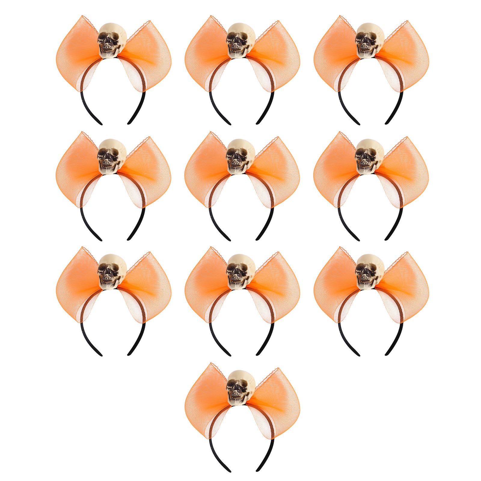 Kalttoy Halloween Hair Embellishment Realistic Halloween Skull/Spiders Headbands Delicate Bowknot Hair Adornment Accessories