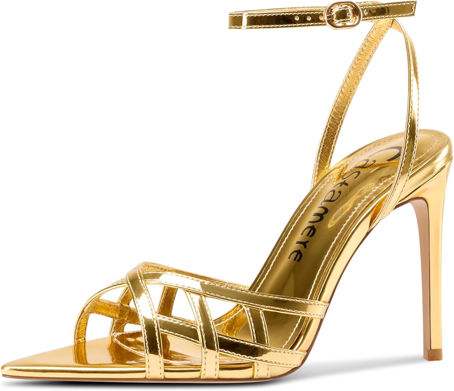 Castamere Women's Strappy Heels - 3.9 Inch Stiletto Sandals