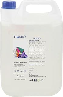HUKBO Liquid Detergent for Top Load and Front Load Machines, Hand Wash - 5000 Ml