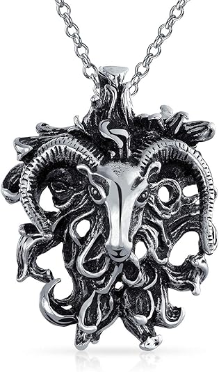 Unisex Vintage Astrology Horoscope Zodiac Sign Pendant Necklace for Men Women Oxidized Antiqued .925 Sterling Silver All Constellation & Dragon Chinese