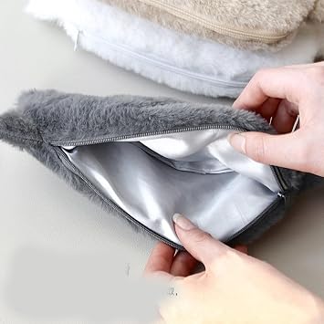 Plush Pen Box Pencil Case for Kids and Students Desktop Organizers Pouches School Office Stationeries Supply Bag Holders Sleeve