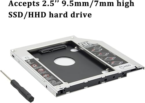 Miniatura 5 de SZYIKUER 2 2.5 pulgadas HDD SSD bandeja de disco duro de repuesto para MacBook Pro 131517 pulgadas A1278 A1286 A1297 2008 2009 2010 2011 2012