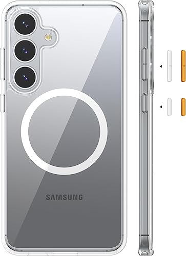 Miniatura 17 de TORRAS - Funda protectora magnética para Samsung Galaxy S23 6.1 pulgadas, prueba de caídas de grado militar, apta para MagSafe, parte trasera Negro