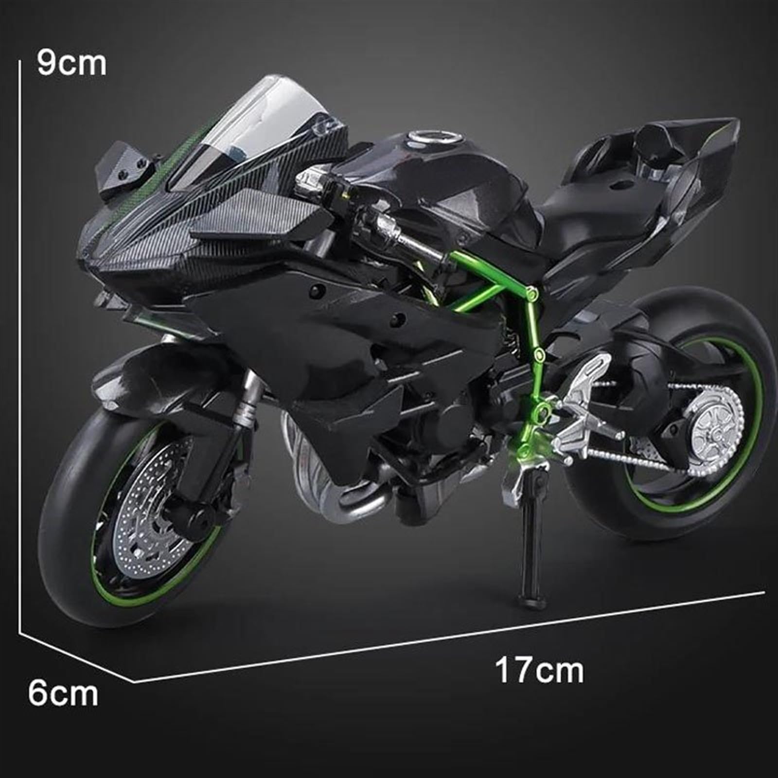 Modello 1:12 Per Kawasaki Ninja H2 R Modello Di Moto Simulazione Giocattolo In Metallo Collezione Modelli Regali
