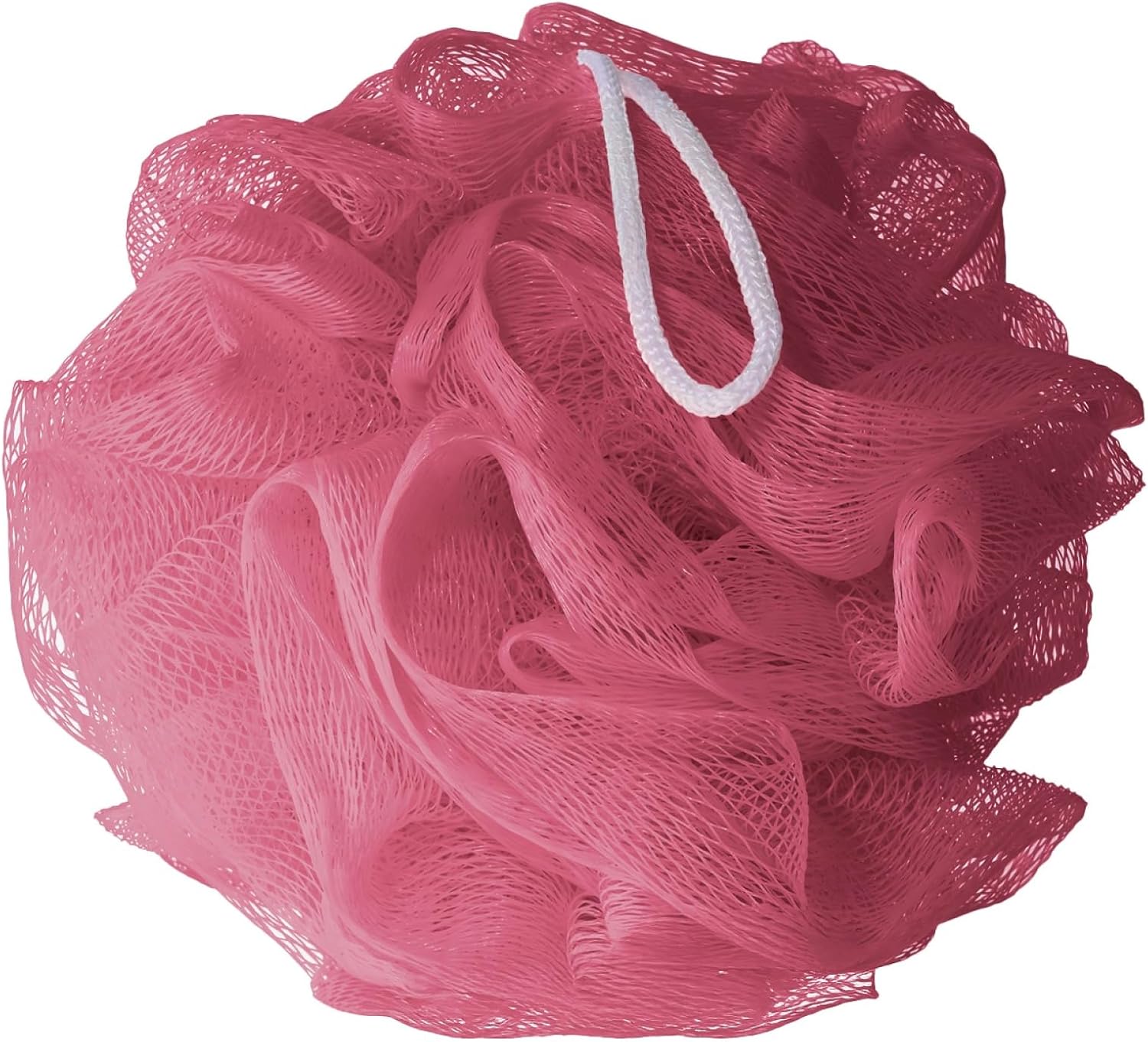 Bliss Exfoliating Shower Pouf Sponges, Colorful Loofah Body Sponges for Bath and Shower - 4 Pack