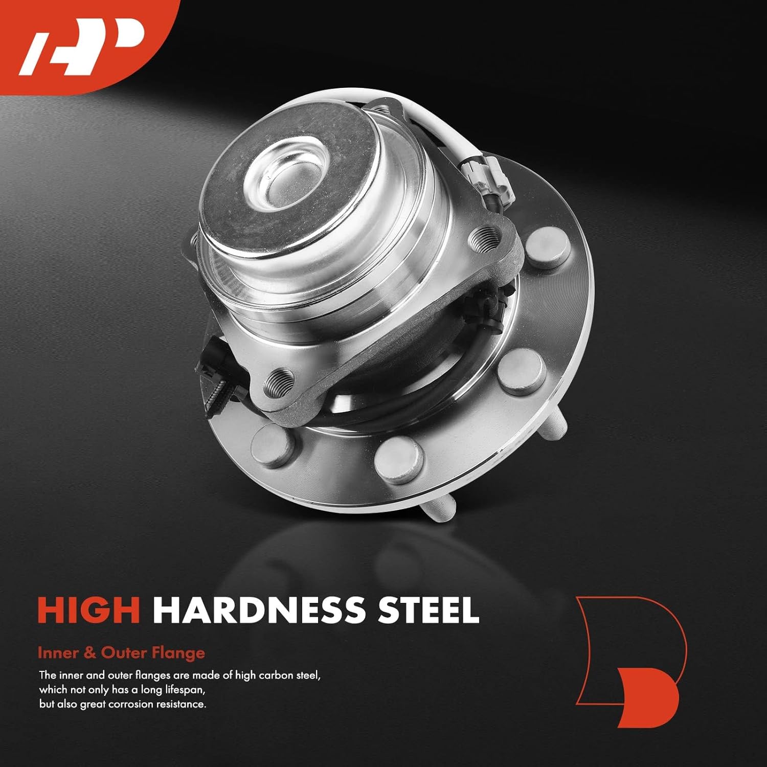 A-Premium Front Wheel Bearing and Hub Assembly with ABS & 8-Lug Compatible with Chevrolet & GMC - 2003-2017 - Express 3500, Express 4500, Savana 3500, Savana 4500