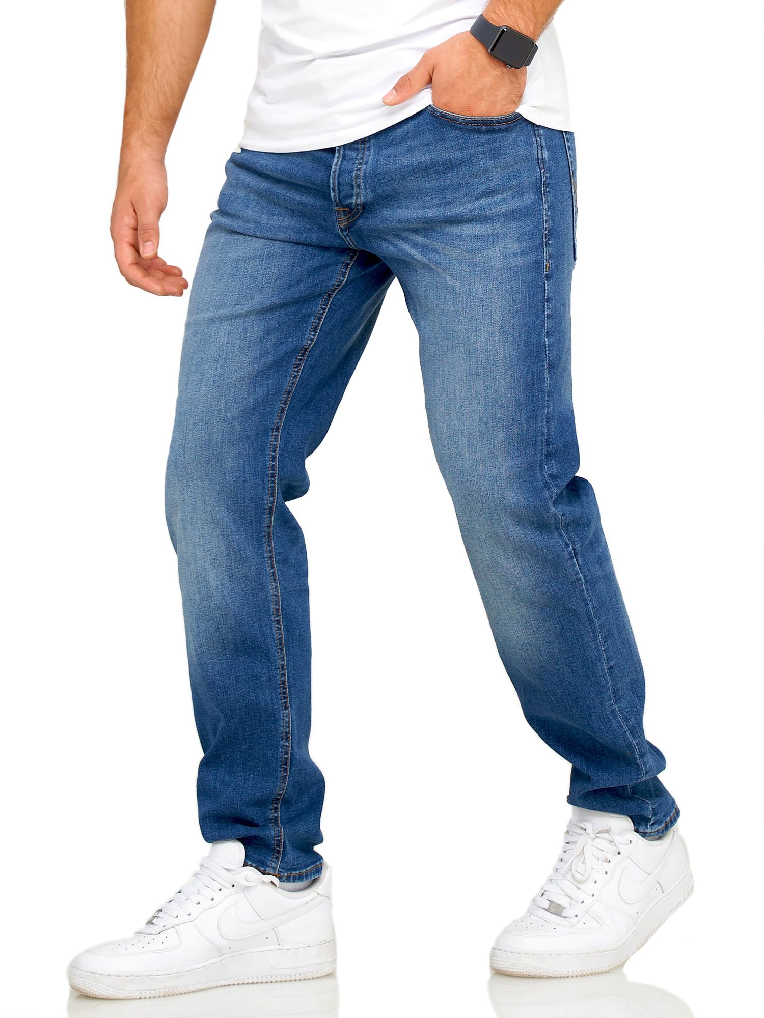 JACK & JONES Infinity Herren Jeans Mike ARIS Comfort Fit Denim Herrenhose